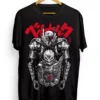 Guts vs Griffith Berserk T-Shirt with Behelit Design