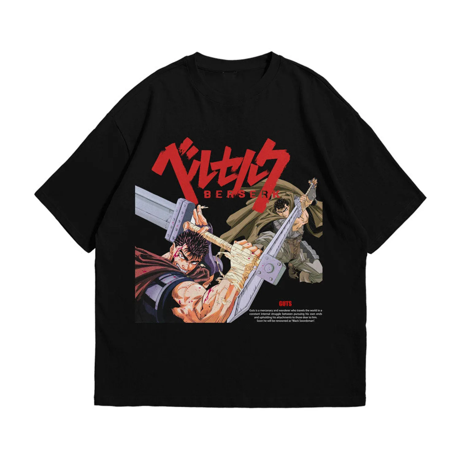 Guts Band of the Falcon Shirt with classic Berserk manga artwork