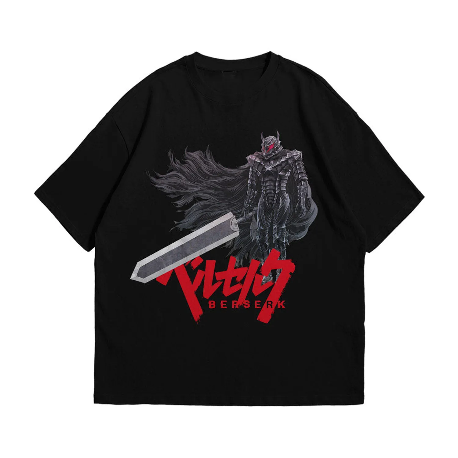 Guts Berserker Armor Shirt with epic Berserk anime artwork